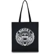 Еко-сумка Череп Bikers Чорний фото