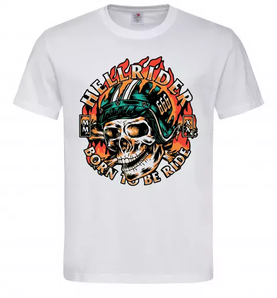 Мужская футболка Hellrider Белый фото