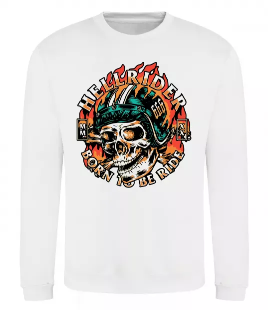 Свитшот Hellrider Белый фото