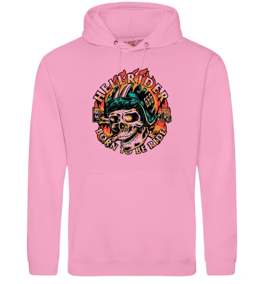 Женская толстовка (худи) Hellrider Розовый фото