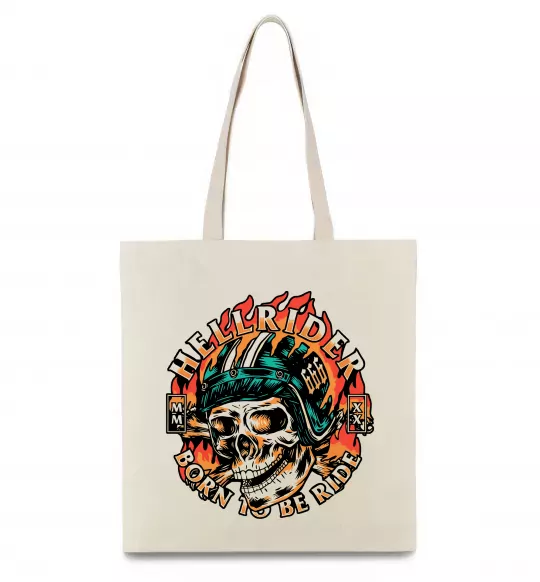 Еко-сумка Hellrider Бежевий фото