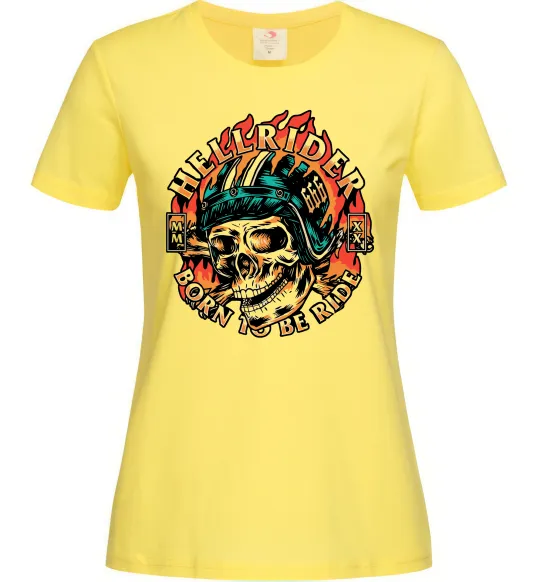 Жіноча футболка Hellrider Лимонний фото