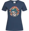 Жіноча футболка Hellrider Темно-синій фото