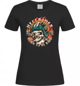 Жіноча футболка Hellrider Чорний фото