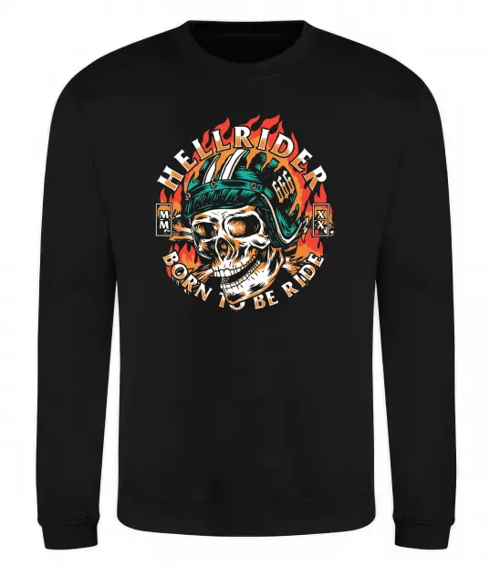 Свитшот Hellrider Черный фото