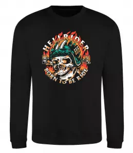 Свитшот Hellrider Черный фото