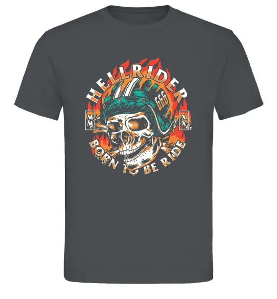 Мужская футболка Hellrider Графит фото