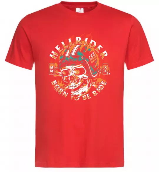 Мужская футболка Hellrider Красный фото