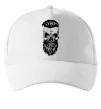 Кепка Череп з бородою Белый фото