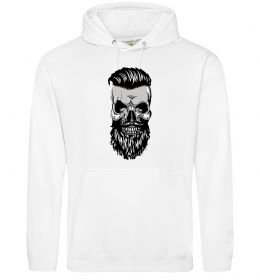 Жіноча толстовка (худі) Череп з бородою