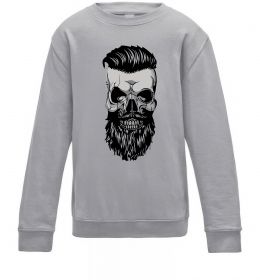 Детский Свитшот Череп з бородою