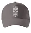 Кепка Череп з бородою Серый фото