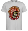 Мужская футболка Harley Davidson skull Серый фото