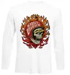 Лонгслив Harley Davidson skull Белый фото