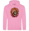 Женская толстовка (худи) Harley Davidson skull Розовый фото