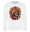 Світшот Harley Davidson skull Білий фото