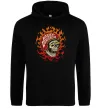 Чоловіча толстовка (худі) Harley Davidson skull Чорний фото