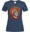 Жіноча футболка Harley Davidson skull Темно-синій фото