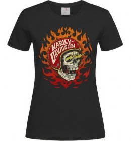 Жіноча футболка Harley Davidson skull