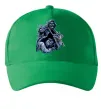 Кепка Скелет на байку Зеленый фото