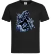 Мужская футболка Скелет на байку Черный фото