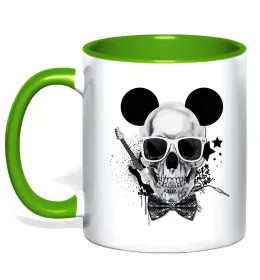 Чашка з кольоровою ручкою