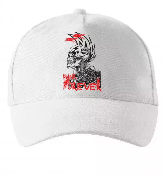 Кепка Punk forever Белый фото