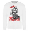 Свитшот Punk forever Белый фото