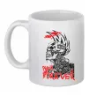 Чашка керамічна Punk forever Білий фото