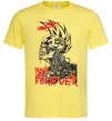 Мужская футболка Punk forever Лимонный фото