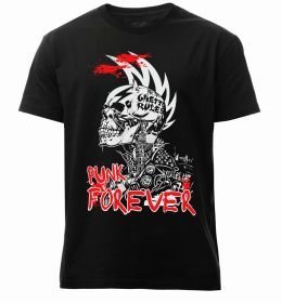 Мужская премиум футболка Punk forever