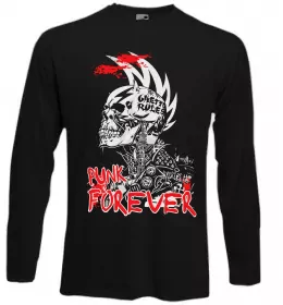 Лонгслив Born to ride burning eyes Черный фото