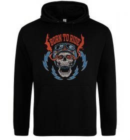 Чоловіча толстовка (худі) Born to ride burning eyes Чоловіча толстовка (худі) Born to ride burning eyes