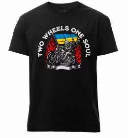 Мужская премиум футболка Череп з метеликом та вухами Белый фото