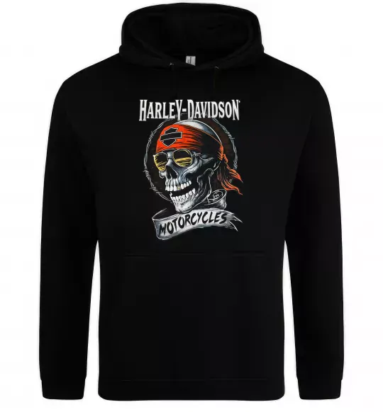 Жіноча толстовка (худі) Harley Davidson motorcycles Чорний фото