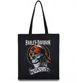 Эко-сумка Череп в шоломі Бежевый фото