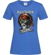Жіноча футболка Harley Davidson motorcycles Яскраво-синій фото