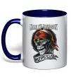 Чашка с цветной ручкой Harley Davidson motorcycles Глубокий темно-синий Чашка с цветной ручкой Harley Davidson motorcycles Глубокий темно-синий фото