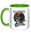 Чашка с цветной ручкой Harley Davidson motorcycles Зеленый Чашка с цветной ручкой Harley Davidson motorcycles Зеленый фото