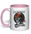 Чашка с цветной ручкой Harley Davidson motorcycles Нежно розовый Чашка с цветной ручкой Harley Davidson motorcycles Нежно розовый фото