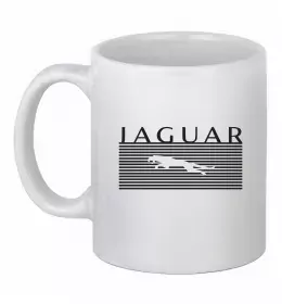 Чашка керамическая You can drive Jaguar Белый фото
