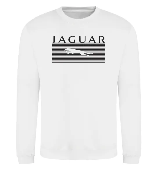 Свитшот Jaguar полоси Белый фото