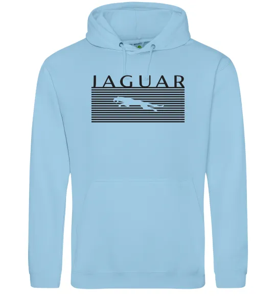 Чоловіча толстовка (худі) Jaguar полоси Блакитний фото