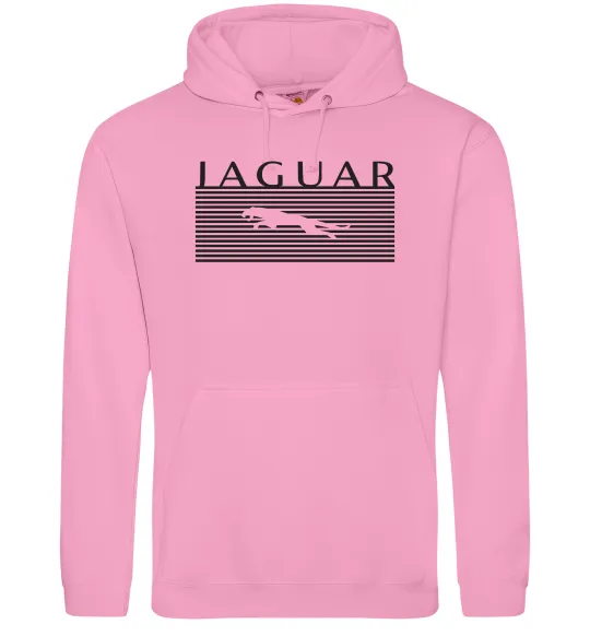 Женская толстовка (худи) Jaguar полоси Розовый фото