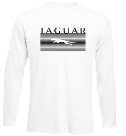 Лонгслив Jaguar значок Белый фото