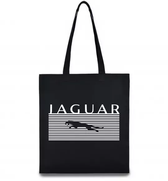 Эко-сумка Jaguar полоси Черный фото
