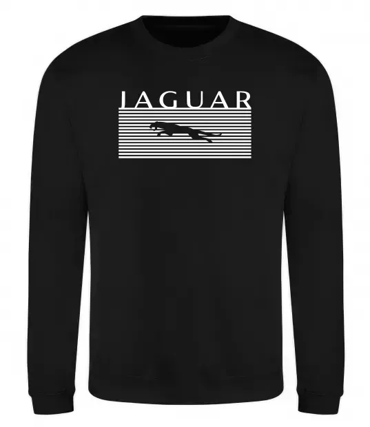 Свитшот Jaguar полоси Черный фото