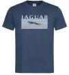 Чоловіча футболка Jaguar полоси Темно-синій Чоловіча футболка Jaguar полоси Темно-синій фото