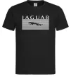 Чоловіча футболка Jaguar полоси Чорний Чоловіча футболка Jaguar полоси Чорний фото
