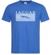 Чоловіча футболка Jaguar полоси Яскраво-синій Чоловіча футболка Jaguar полоси Яскраво-синій фото